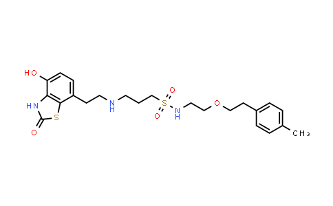 CAS No. 189012-09-7, 1-Propanesulfonamide, 3-[[2-(2,3-dihydro-4-hydroxy-2-oxo-7-benzothiazolyl)ethyl]amino]-N-[2-[2-(4-methylphenyl)ethoxy]ethyl]-