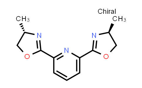 CAS No. 189014-95-7, 2,6-Bis((S)-4-methyl-4,5-dihydrooxazol-2-yl)pyridine