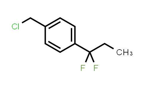CAS No. 1890277-48-1, 1-(Chloromethyl)-4-(1,1-difluoropropyl)benzene