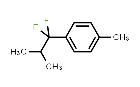 CAS No. 1890450-06-2, 1-(1,1-Difluoro-2-methylpropyl)-4-methylbenzene