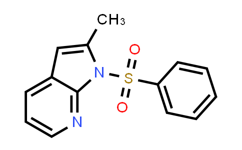 CAS No. 189089-83-6, 2-Methyl-1-(phenylsulfonyl)-1H-pyrrolo[2,3-b]pyridine