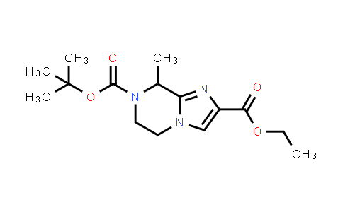 CAS No. 1891074-65-9, 7-(tert-Butyl) 2-ethyl 8-methyl-5,6-dihydroimidazo[1,2-a]pyrazine-2,7(8H)-dicarboxylate