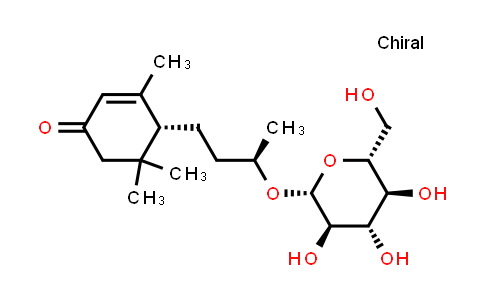 CAS No. 189109-45-3, 9-epi-Blumenol C β-D-glucopyranoside