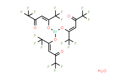 CAS No. 18923-92-7, Erbium(III) hexafluoroacetylacetonate hydrate
