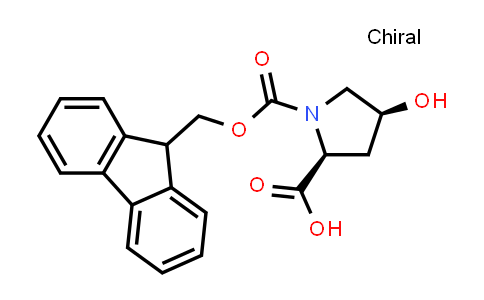 CAS No. 189249-10-3, (2S,4S)-1-(((9H-Fluoren-9-yl)methoxy)carbonyl)-4-hydroxypyrrolidine-2-carboxylic acid