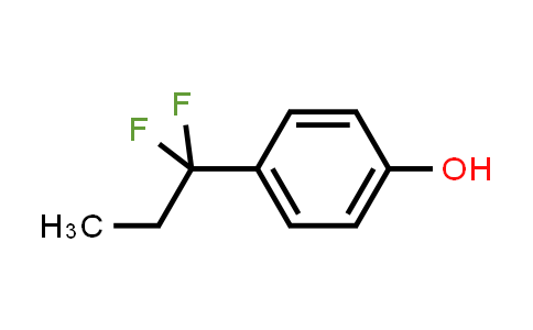 CAS No. 1892511-05-5, 4-(1,1-Difluoropropyl)phenol