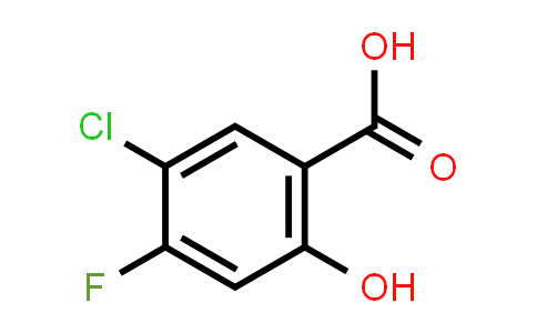 CAS No. 189283-52-1, 5-Chloro-4-fluoro-2-hydroxybenzoic acid