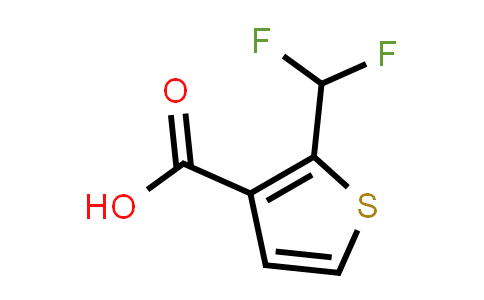 CAS No. 189330-26-5, 2-(Difluoromethyl)thiophene-3-carboxylic acid