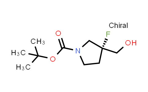 CAS No. 1893340-46-9, tert-Butyl (R)-3-fluoro-3-(hydroxymethyl)pyrrolidine-1-carboxylate