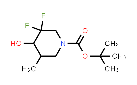 CAS No. 1893408-55-3, tert-Butyl 3,3-Difluoro-4-hydroxy-5-methylpiperidine-1-carboxylate