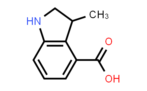 CAS No. 1894296-76-4, 1H-Indole-4-carboxylic acid, 2,3-dihydro-3-methyl-