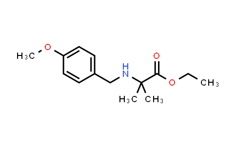 CAS No. 1894902-64-7, Ethyl 2-((4-methoxybenzyl)amino)-2-methylpropanoate