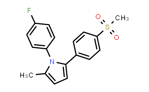 CAS No. 189500-90-1, 1-(4-Fluorophenyl)-2-methyl-5-(4-(methylsulfonyl)phenyl)-1H-pyrrole