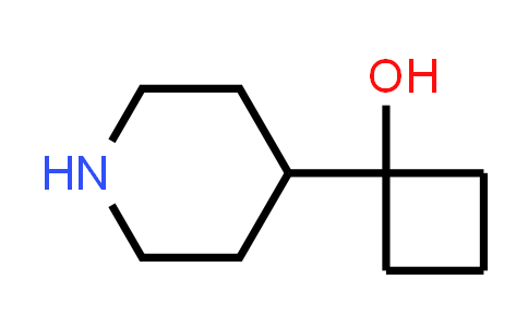 CAS No. 1895467-61-4, 1-(Piperidin-4-yl)cyclobutan-1-ol