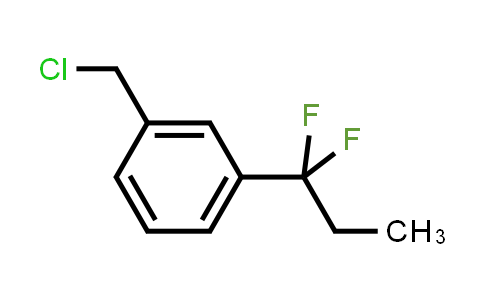 CAS No. 1895743-06-2, 1-(Chloromethyl)-3-(1,1-difluoropropyl)benzene