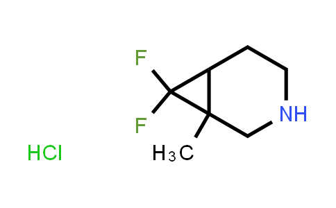 CAS No. 1895748-50-1, 7,7-Difluoro-1-methyl-3-azabicyclo[4.1.0]heptane hydrochloride