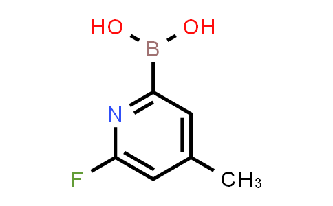 CAS No. 1897428-49-7, (6-Fluoro-4-methylpyridin-2-yl)boronic acid