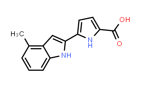 CAS No. 1897502-55-4, 5-(4-Methyl-1H-indol-2-yl)-1H-pyrrole-2-carboxylic acid