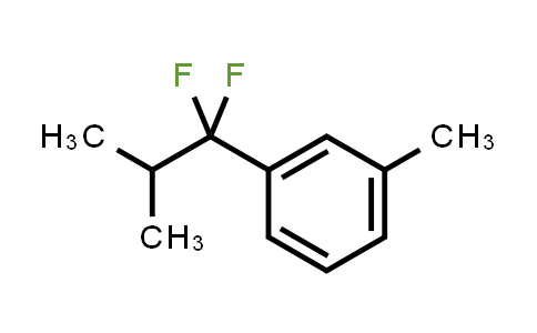 CAS No. 1897681-51-4, 1-(1,1-Difluoro-2-methylpropyl)-3-methylbenzene