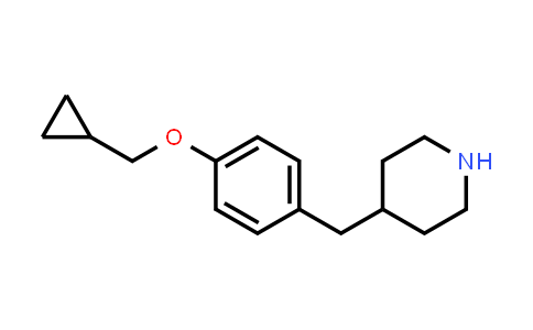 CAS No. 1898411-56-7, 4-(4-(Cyclopropylmethoxy)benzyl)piperidine