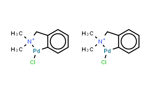 CAS No. 18987-59-2, Di-μ-chlorobis[2-[(dimethylamino)methyl]phenyl-C,N]dipalladium(II)