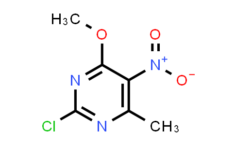 CAS No. 1899-99-6, 2-Chloro-4-methoxy-6-methyl-5-nitropyrimidine