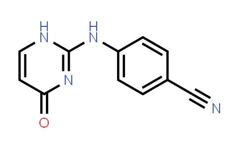 CAS No. 189956-45-4, Benzonitrile, 4-[(1,4-dihydro-4-oxo-2-pyrimidinyl)amino]-