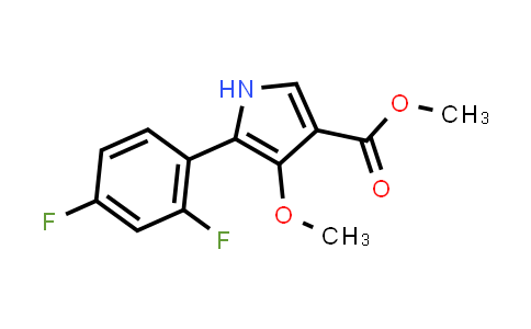 CAS No. 1902955-29-6, Methyl 5-(2,4-difluorophenyl)-4-methoxy-1H-pyrrole-3-carboxylate