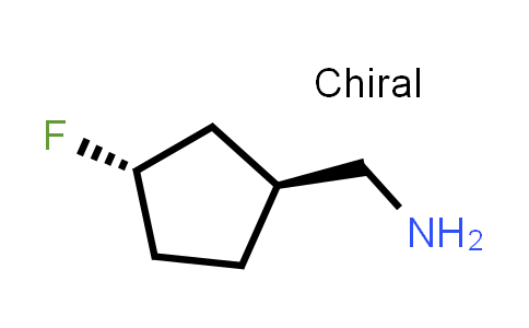 CAS No. 1903832-63-2, [trans-3-Fluorocyclopentyl]methanamine