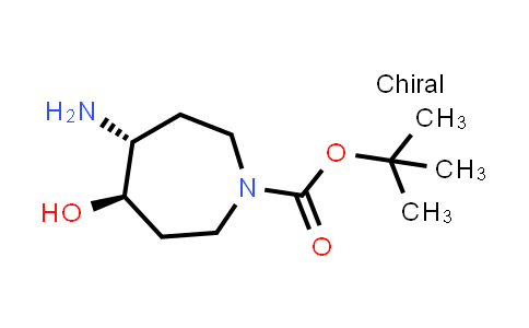 CAS No. 1903981-74-7, tert-Butyl trans-4-amino-5-hydroxyazepane-1-carboxylate