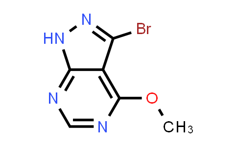 CAS No. 190430-36-5, 3-Bromo-4-methoxy-1H-pyrazolo[3,4-d]pyrimidine