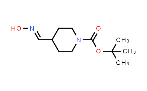 CAS No. 190446-85-6, tert-Butyl (E)-4-((hydroxyimino)methyl)piperidine-1-carboxylate