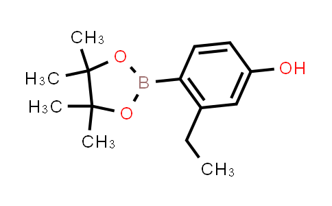 CAS No. 1905413-57-1, 3-Ethyl-4-(4,4,5,5-tetramethyl-1,3,2-dioxaborolan-2-yl)phenol