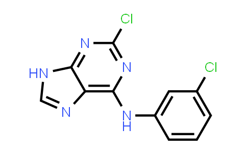 CAS No. 190654-76-3, 2-Chloro-N-(3-chlorophenyl)-9H-purin-6-amine