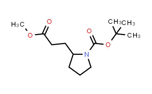 CAS No. 190734-68-0, tert-Butyl 2-(3-methoxy-3-oxopropyl)pyrrolidine-1-carboxylate