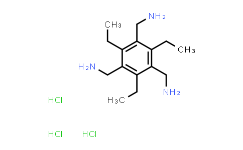 CAS No. 190779-64-7, (2,4,6-Triethylbenzene-1,3,5-triyl)trimethanamine trihydrochloride