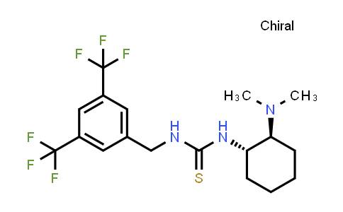 CAS No. 1908529-26-9, 1-(3,5-Bis(trifluoromethyl)benzyl)-3-((1S,2S)-2-(dimethylamino)cyclohexyl)thiourea