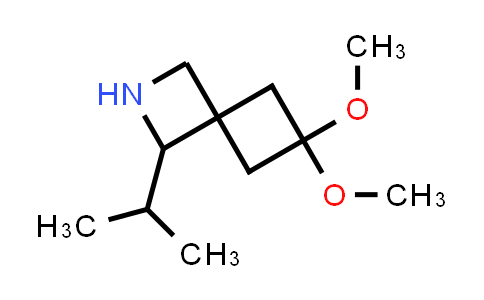 CAS No. 1909316-68-2, 1-Isopropyl-6,6-dimethoxy-2-azaspiro[3.3]heptane