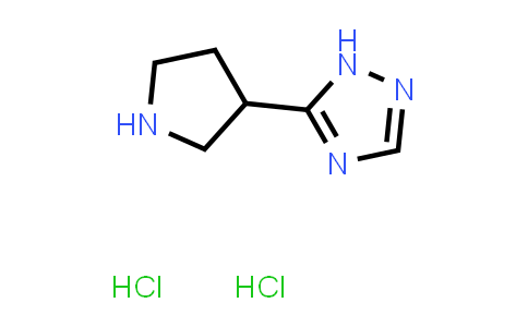 CAS No. 1909319-47-6, 5-(Pyrrolidin-3-yl)-1H-1,2,4-triazole dihydrochloride