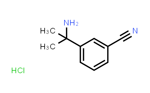CAS No. 1909337-24-1, Benzonitrile, 3-(1-amino-1-methylethyl)-, hydrochloride (1:1)