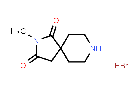 CAS No. 19105-67-0, 2,8-Diazaspiro[4.5]decane-1,3-dione, 2-methyl-,(hydrobromide)