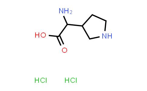 CAS No. 1910707-55-9, 2-Amino-2-(pyrrolidin-3-yl)acetic acid dihydrochloride