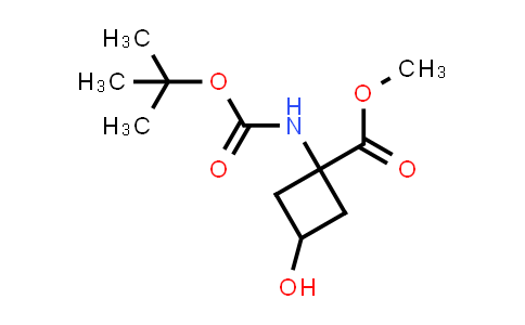 CAS No. 191110-53-9, Methyl 1-{[(tert-butoxy)carbonyl]amino}-3-hydroxycyclobutane-1-carboxylate