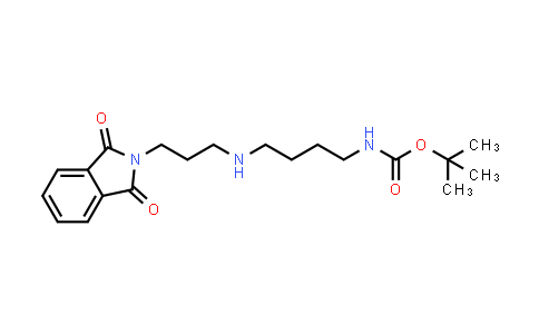 CAS No. 191277-07-3, Carbamic acid, [4-[[3-(1,3-dihydro-1,3-dioxo-2H-isoindol-2-yl)propyl]amino]butyl]-, 1,1-dimethylethyl ester