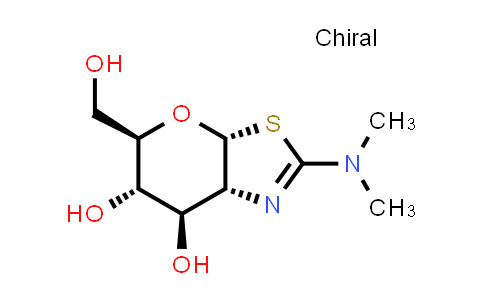 CAS No. 191281-32-0, (3aR,5R,6S,7R,7aR)-2-(Dimethylamino)-5-(hydroxymethyl)-5,6,7,7a-tetrahydro-3aH-pyrano[3,2-d]thiazole-6,7-diol