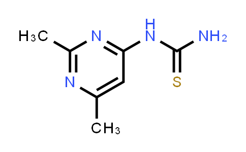 CAS No. 1913-09-3, 1-(2,6-Dimethylpyrimidin-4-yl)thiourea
