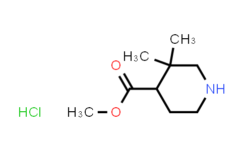 CAS No. 1915004-58-8, 4-Piperidinecarboxylic acid, 3,3-dimethyl-, methyl ester, hydrochloride (1:1)