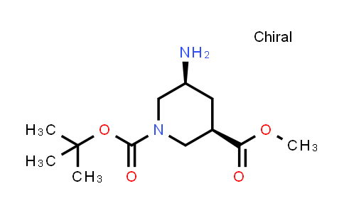 CAS No. 191544-79-3, (3R,5S)-1-tert-Butyl 3-methyl 5-aminopiperidine-1,3-dicarboxylate