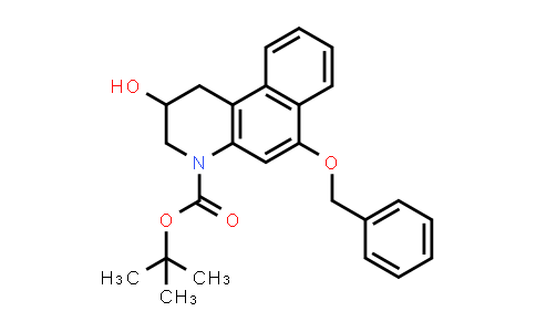 CAS No. 191732-57-7, tert-Butyl 6-(benzyloxy)-2-hydroxy-2,3-dihydrobenzo[f]quinoline-4(1H)-carboxylate