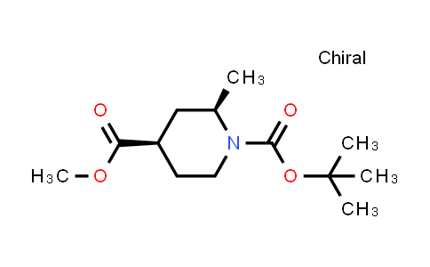 CAS No. 1919888-02-0, (2R,4R)-1-tert-Butyl 4-methyl 2-methylpiperidine-1,4-dicarboxylate